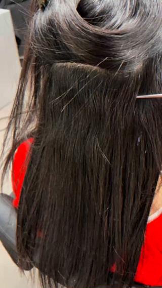 10回のトリートメントより1回の美髪矯正

手で乾かしただけの仕上がりです

札幌で癖毛にお悩みの方は是非お任せ下さい

忙しい朝でも、サロン帰りのクオリティが簡単に再現できます。自宅でケアもラクラク。

国内最上級の薬剤を使用している為、ダメージレスに癖を伸ばしていきます！ 