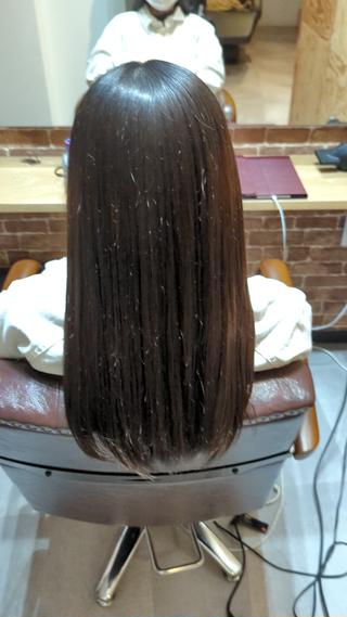 美髪矯正after