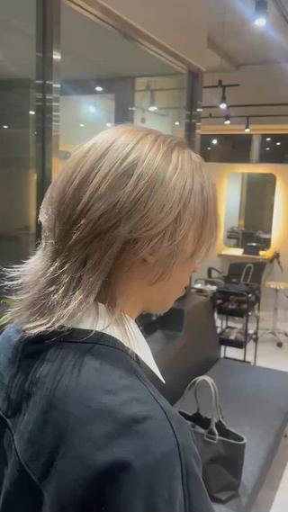 メンズ ハイトーン/アレンジ 🎀アオイ🎀のヘアスタイル