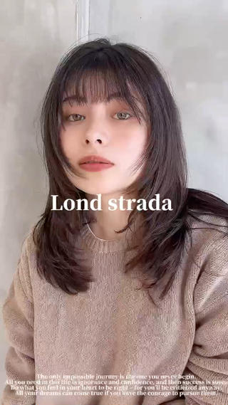 セミロング 色気レイヤースタイル 洒落色気ヘアマサトのヘアスタイル