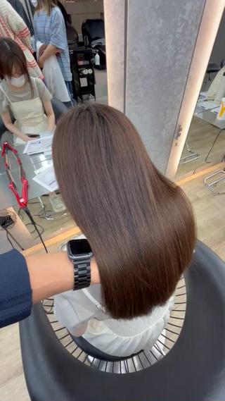 ロング 🇰🇷韓国レイヤー 韓国風ボブのヘアスタイル