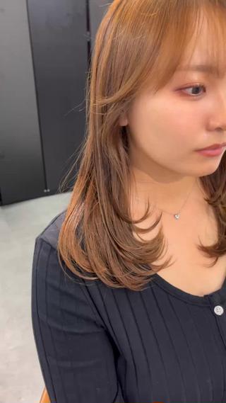 韓国風レイヤーカット 