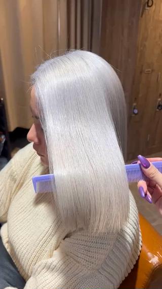 カラー まつパ/ケア ブリーチ/sEnAのヘアスタイル