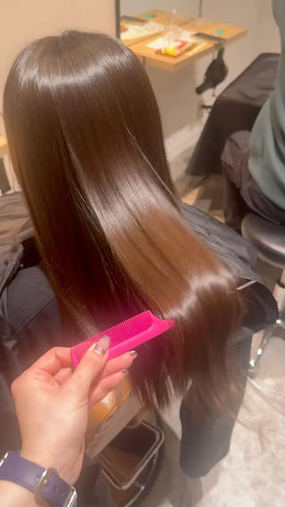 【髪質改善】　酸性縮毛矯正得意です♡ 