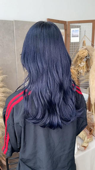 セミロング 植田 /エクステ /ブリーチ/髪質改善のヘアスタイル