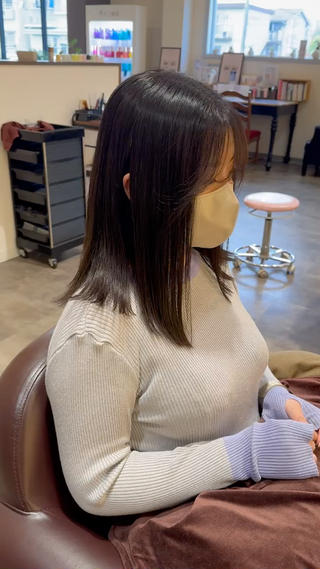 セミロング yuimarl切田 はじめ✨のヘアスタイル