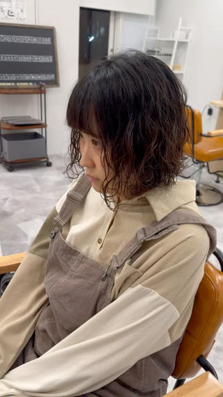 ショート パーマ SHIAN立川　及川 17時〜限定のヘアスタイル