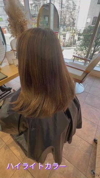 #ハイライトカラー#白髪ぼかしハイライト#インナーカラー#イヤリングカラー#裾カラー#バレイヤージュカラー 