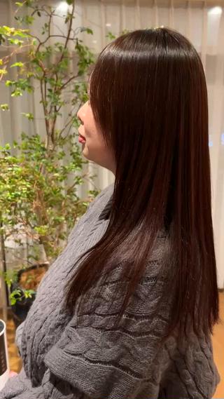 セミロング U.hair 石川橋店所属・竹村 アカリのヘアスタイル