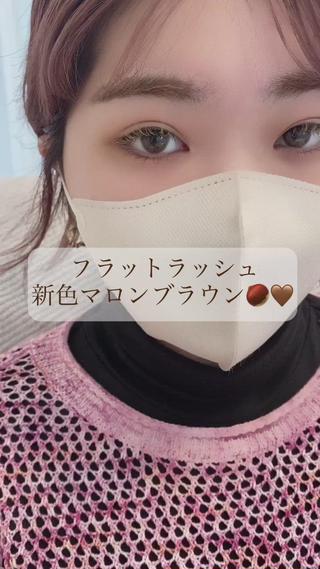 フラットラッシュのブラウンに新色追加されました
