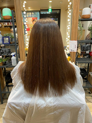 毛先カット+リブライテックストリートメント
2wayバング