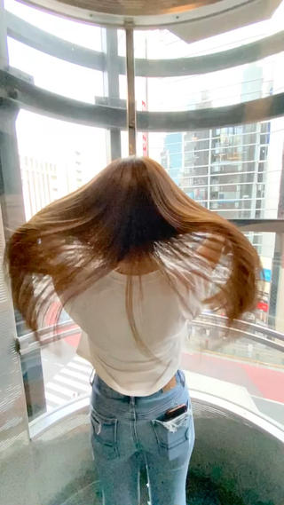 ロング 千 田のヘアスタイル