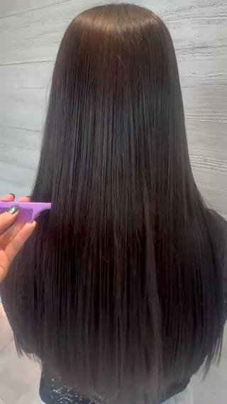 ツヤ髪ワンカラー