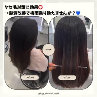 セミロング 髪質改善✨ 中村祥雄のヘアスタイル