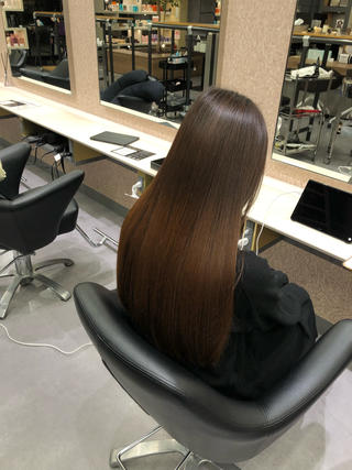 ロング 美髪形成💎縮毛矯正 顔レイヤー松尾　幸樹のヘアスタイル