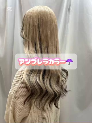 ロング エクステ・セット 専門店Sleekのヘアスタイル