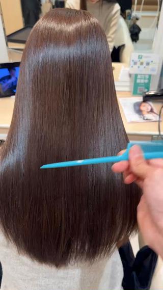 ロング カラー 髪質改善カラー💎 オオネヨシナリのヘアスタイル