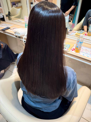 ロング カラー 髪質改善カラー💎 オオネヨシナリのヘアスタイル