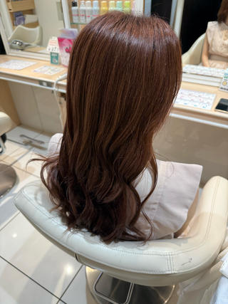 ロング カラー 髪質改善カラー💎 オオネヨシナリのヘアスタイル