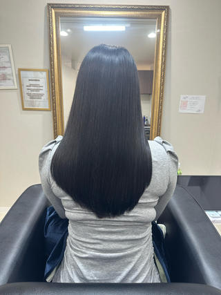 セミロング カラー 中原 澪のヘアスタイル