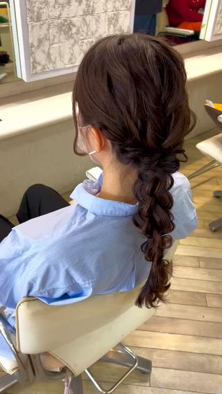 ロング ヘアアレンジ konomi⛓🩶 カラー/ヘアアレンジのヘアスタイル