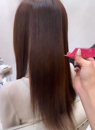 高濃度水素トリートメントでサラツヤロングに 