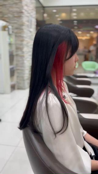 ロング カラー 森 広樹のヘアスタイル