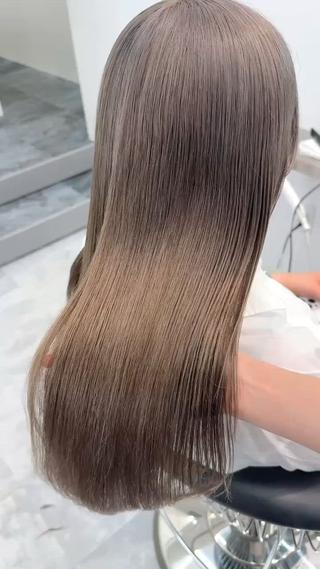 ロング Parve  Mix 🫧梶川虹のヘアスタイル