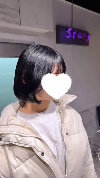 ショート カラー NANAMI🩵 大人可愛い韓国ヘアのヘアスタイル