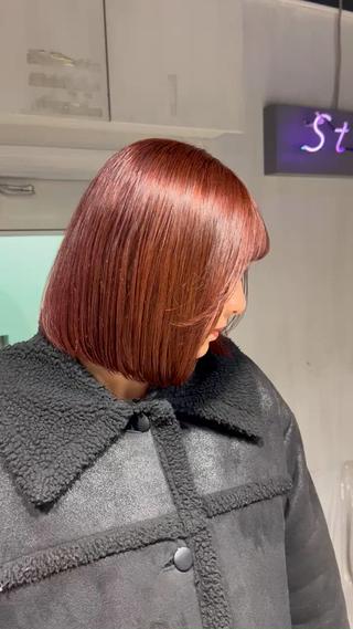 ショート カラー NANAMI🩵 大人可愛い韓国ヘアのヘアスタイル