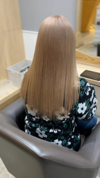 milktea beige
ブリーチ1回~