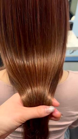 セミロング カラー 韓国ヘア/透明感 カラー/KANAのヘアスタイル