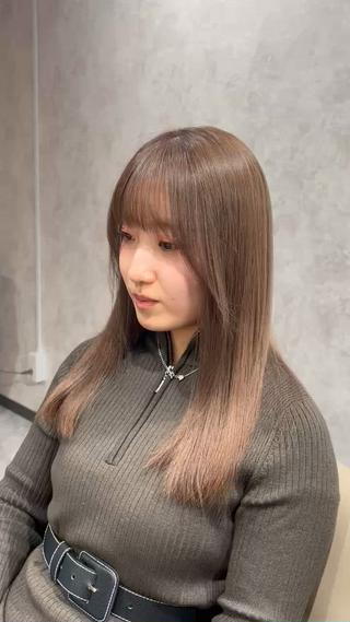カラー 林 将大のヘアスタイル