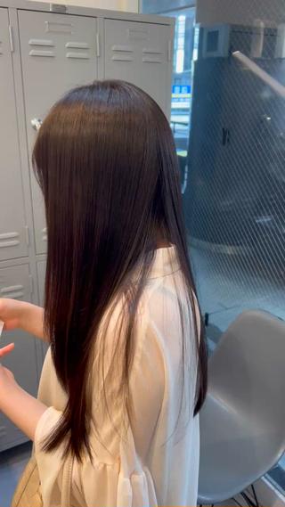 ロング カラー 髪質改善✨️レイヤー クボタリョウのヘアスタイル
