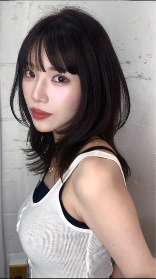 【人気急上昇中】艶のあるレイヤー cutココアグレージュ