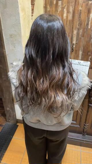 ロング カラー ヘアアレンジ 小野寺祐希人 Calbariのヘアスタイル