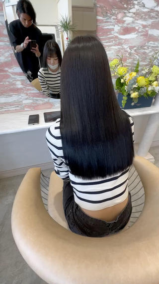 ロング 【代表】 高瀬慎也/縮毛矯正のヘアスタイル