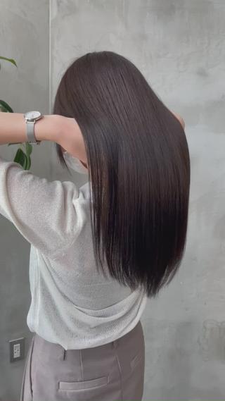 ミディアム カラー 韓国ヘア 店長NEGIのヘアスタイル