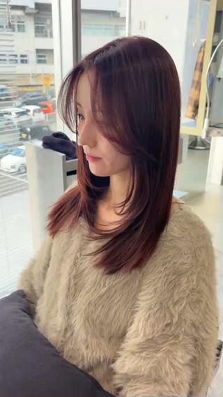 縮毛矯正とレイヤーの相性よし