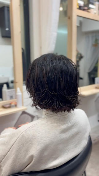 夏に向けて<ボブパーマ>流行ってます‪ 