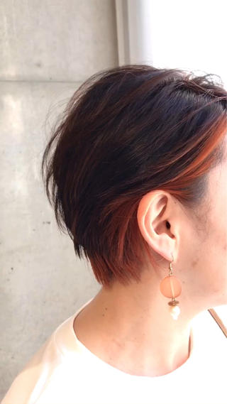 ショート カラー アドミラルYoshi oのヘアスタイル