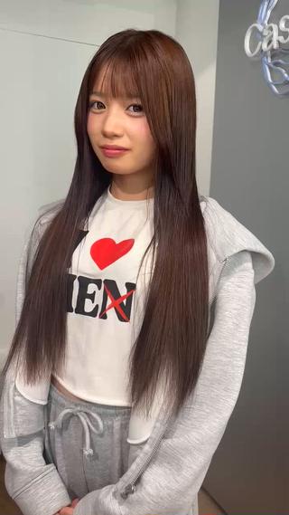 ロング カラー 🎀ブリーチカラー/ Kano🎀のヘアスタイル