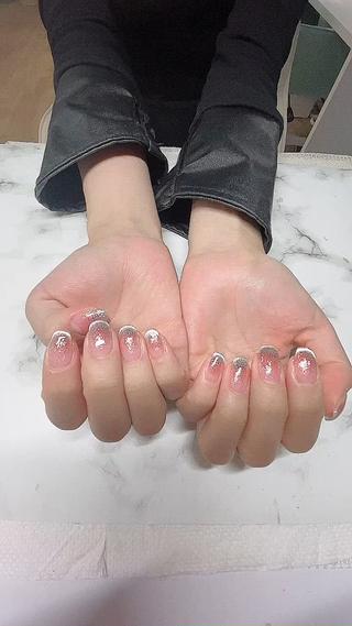 チークネイル+マグネットフレンチ(オフ込み)¥5500