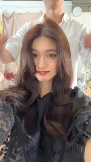 ロング カラー ボブ・レイヤーカット 吉敷航一のヘアスタイル