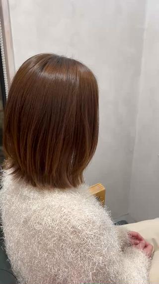 ミディアム 前田 香恋のヘアスタイル