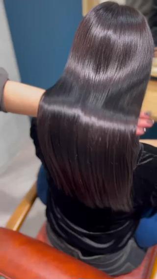 髪質改善で圧倒的な艶を実感できます 