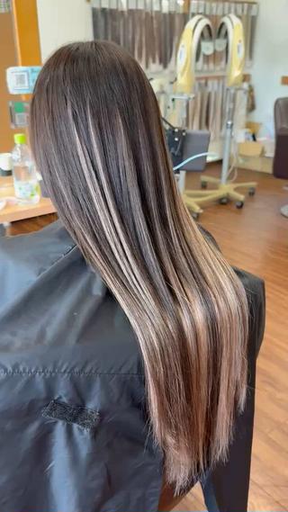 バレイヤージュ風に!