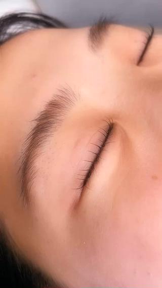 マスカラパーマで韓国束感まつげ 