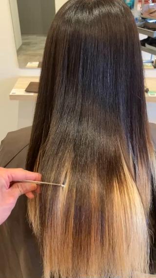 #ブリーチ毛縮毛矯正#縮毛矯正#髪質改善