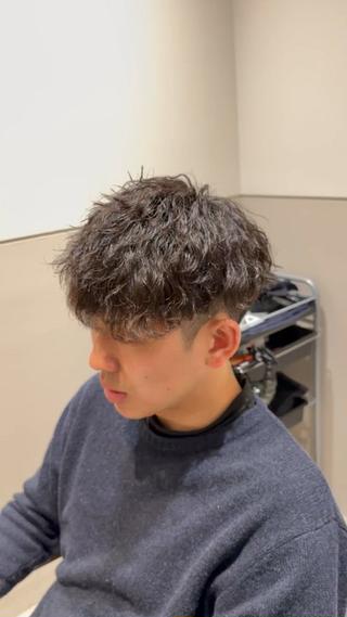 ショート パーマ メンズ SALOWIN下北No.R店所属・下北沢／メンズ/ メンズパーマ/優樹のヘアスタイル